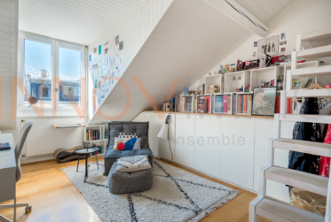 Exceptionnel et charmant appartement-loft en attique sous combles